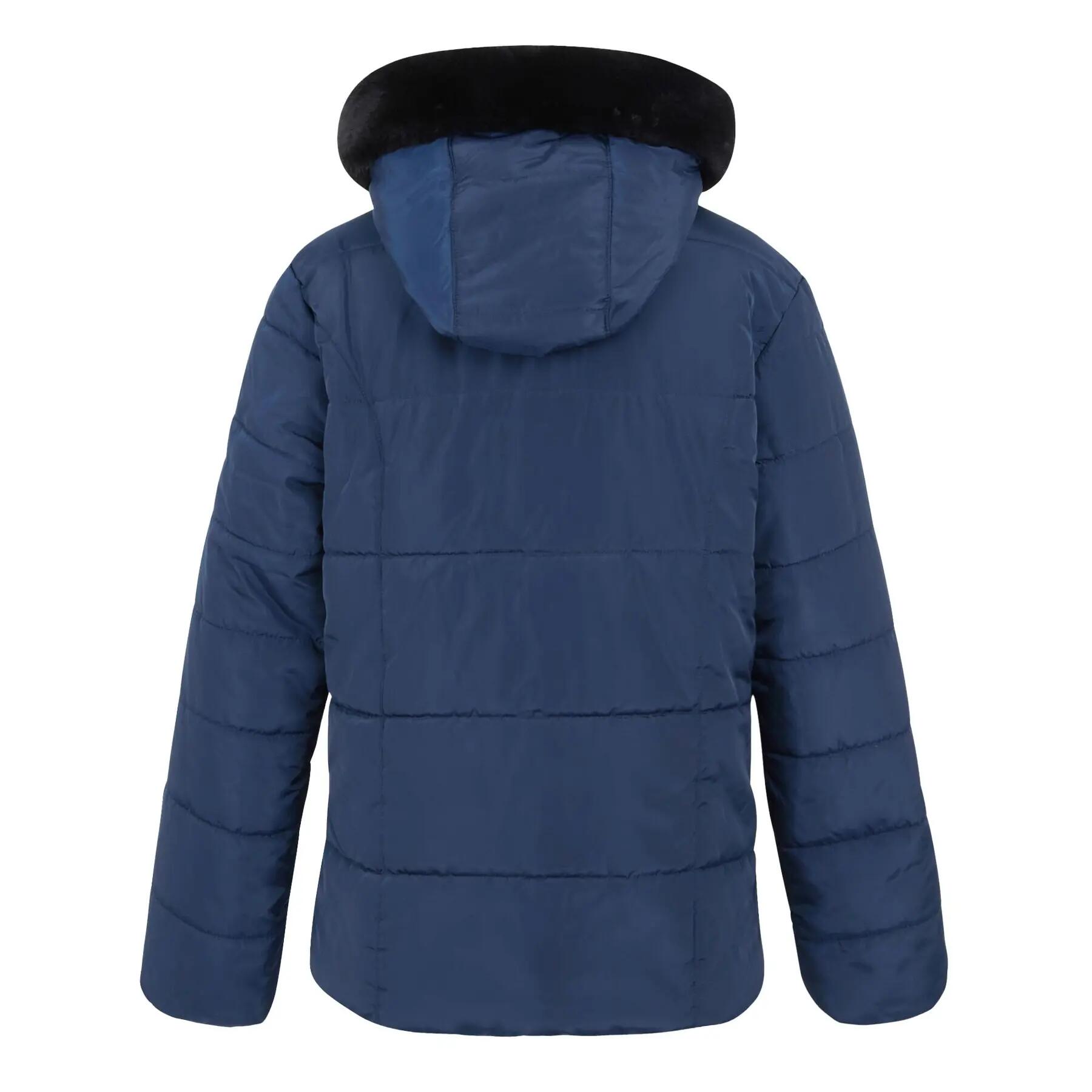 Plumífero acolchado con capucha para mujer Regatta Winnie Baffle 6/7