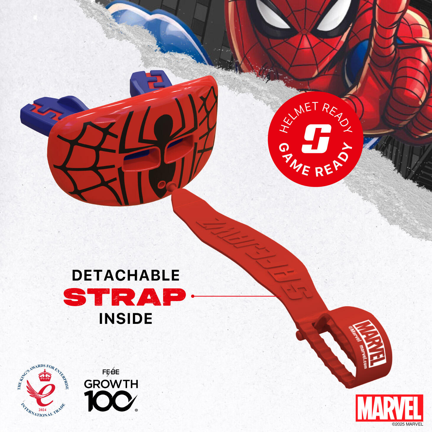 Marvel Spider-Man Protection Lèvres Adulte et Junior Protège-Dents 5/7