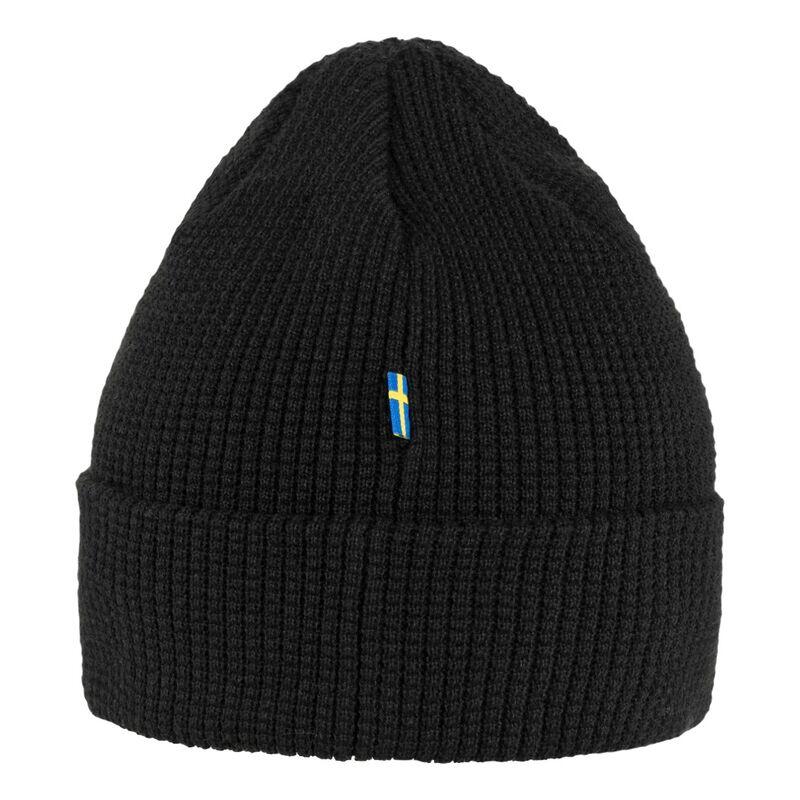 Gorro Negro Fjallraven Tab Hat Black Cálido y Ligero 3/5