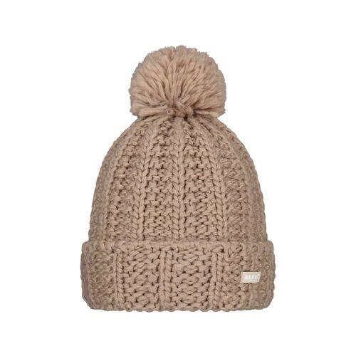 Gorro Marrón Barts con Pompón Nirvaan Beanie Light Brown Cálido y Suave 4/4