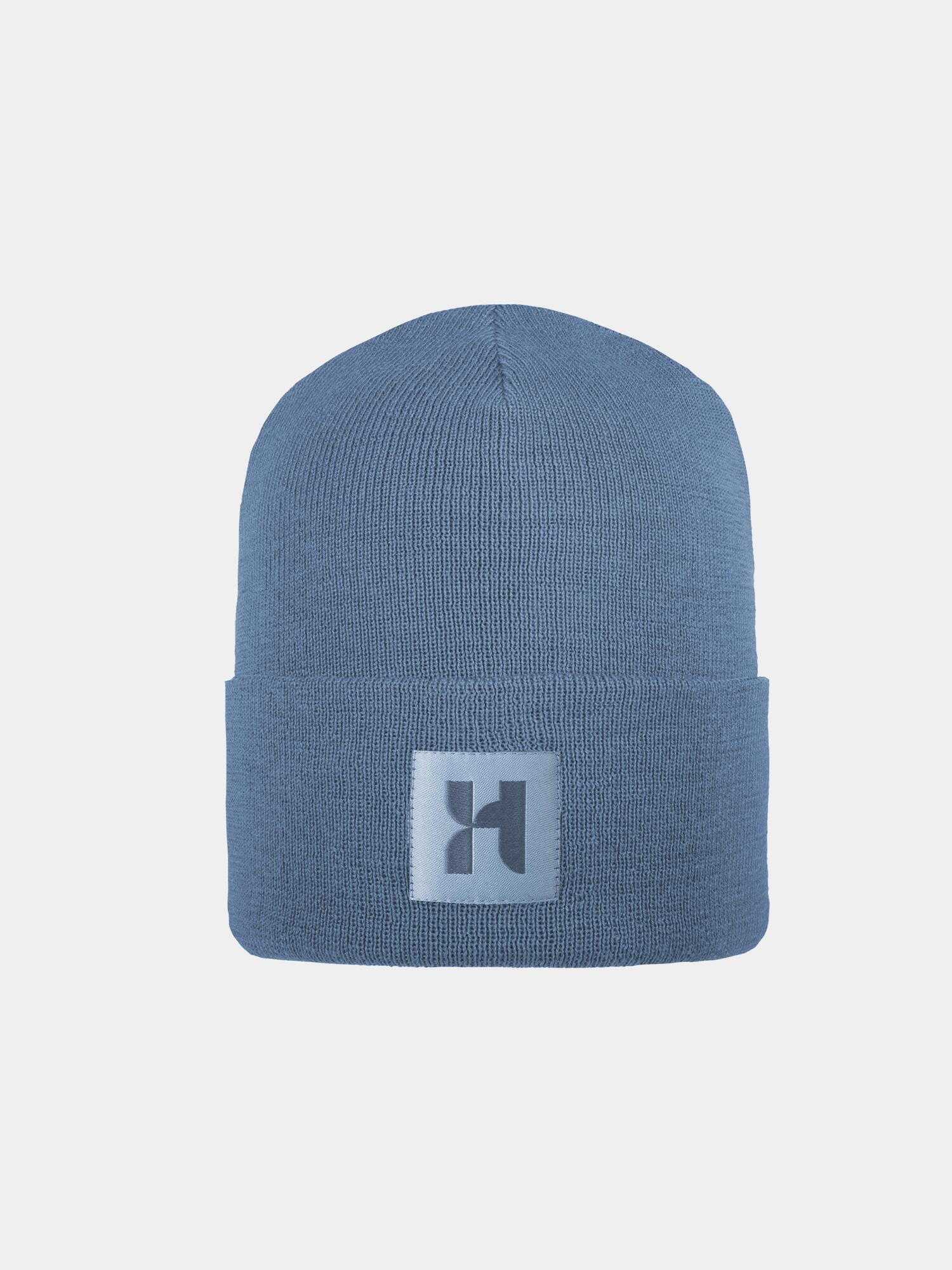 Dogan - Merino wollen muts - Leisteen blauw 2/3