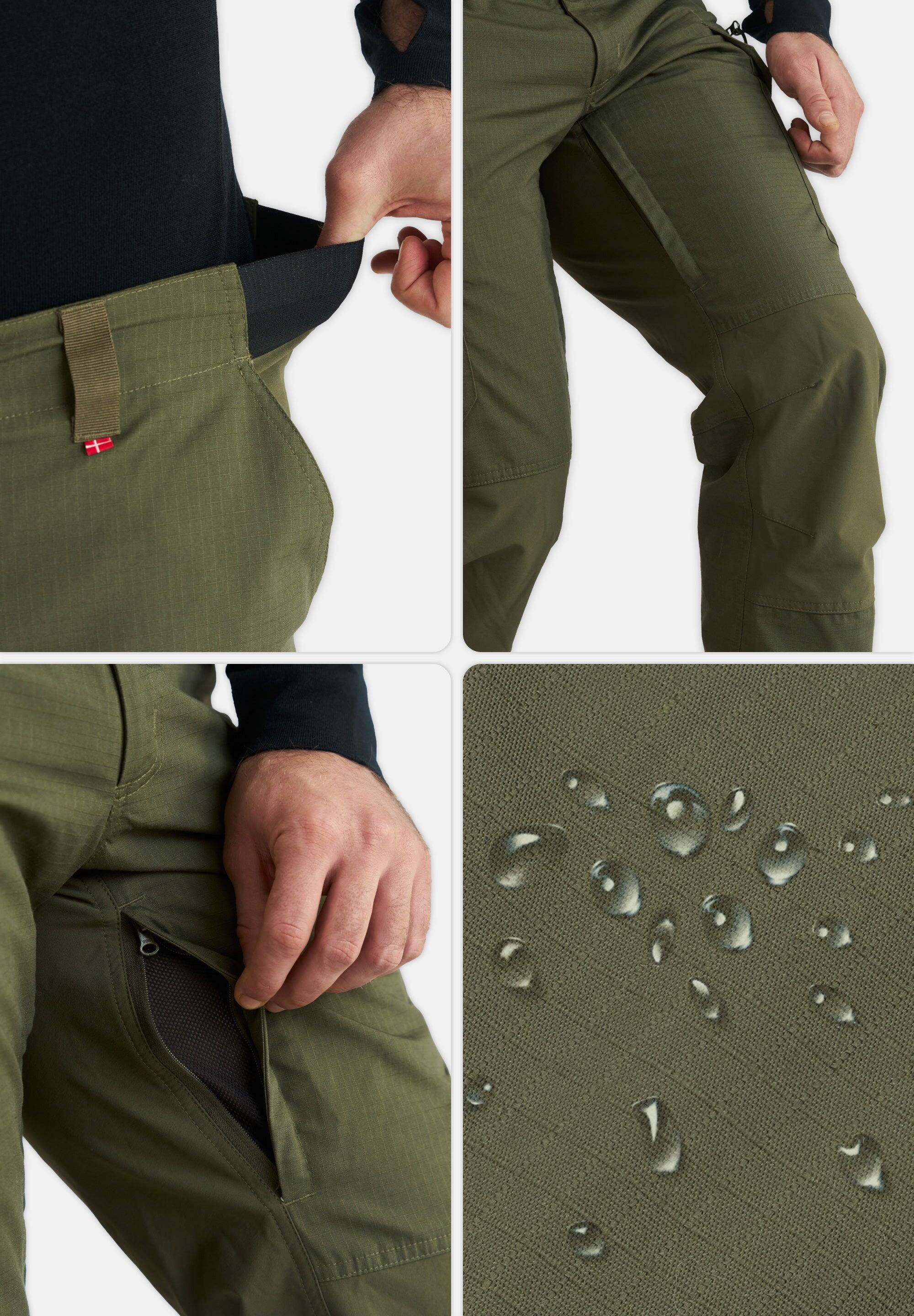 Pantalones de senderismo para hombre impermeables uso diario 3/5