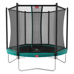 Trampoline rond Favorit Regular groen 330 cm met veiligheidsnet