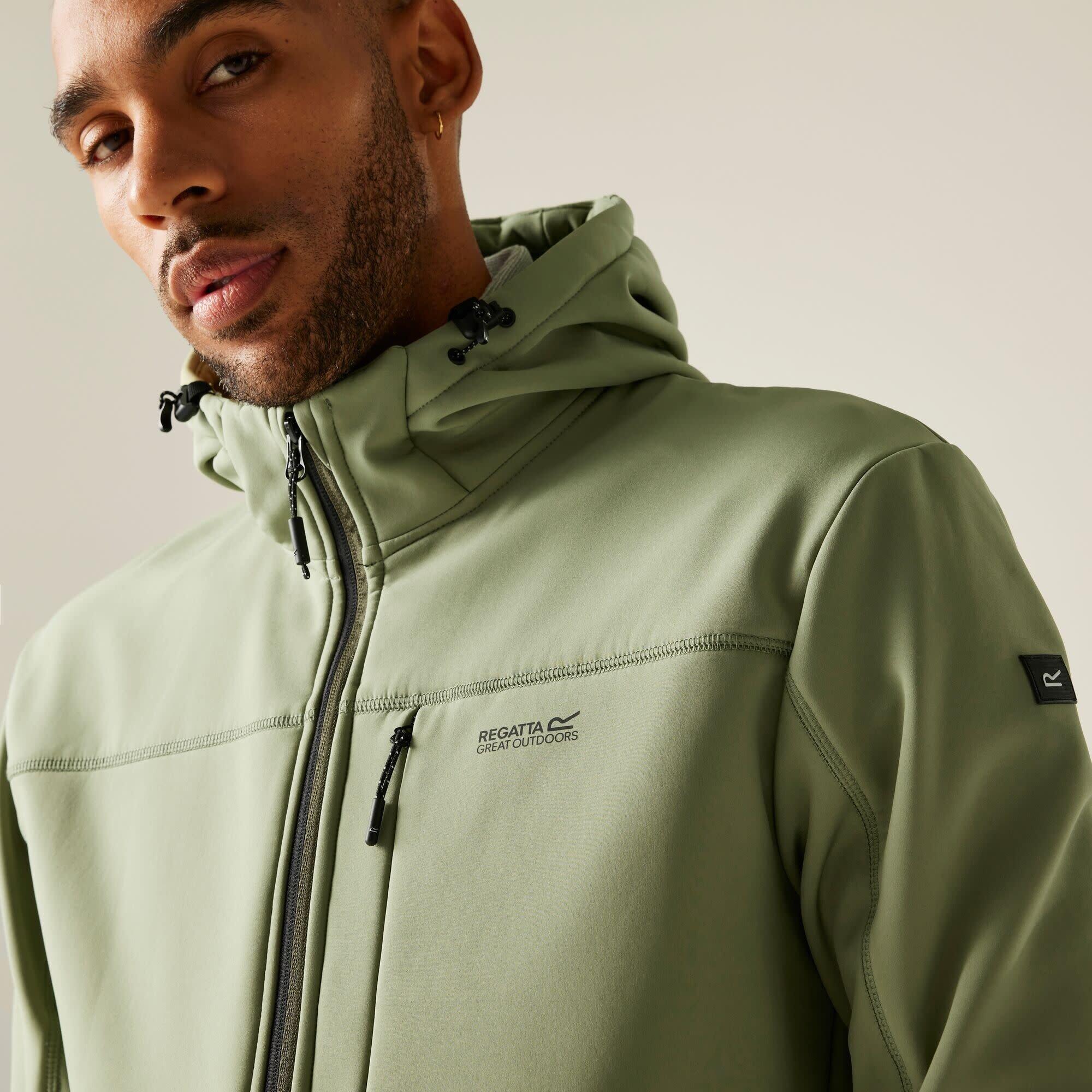 Softshell Jassen Heren - REGATTA Ossek M - Oil Green 7/7