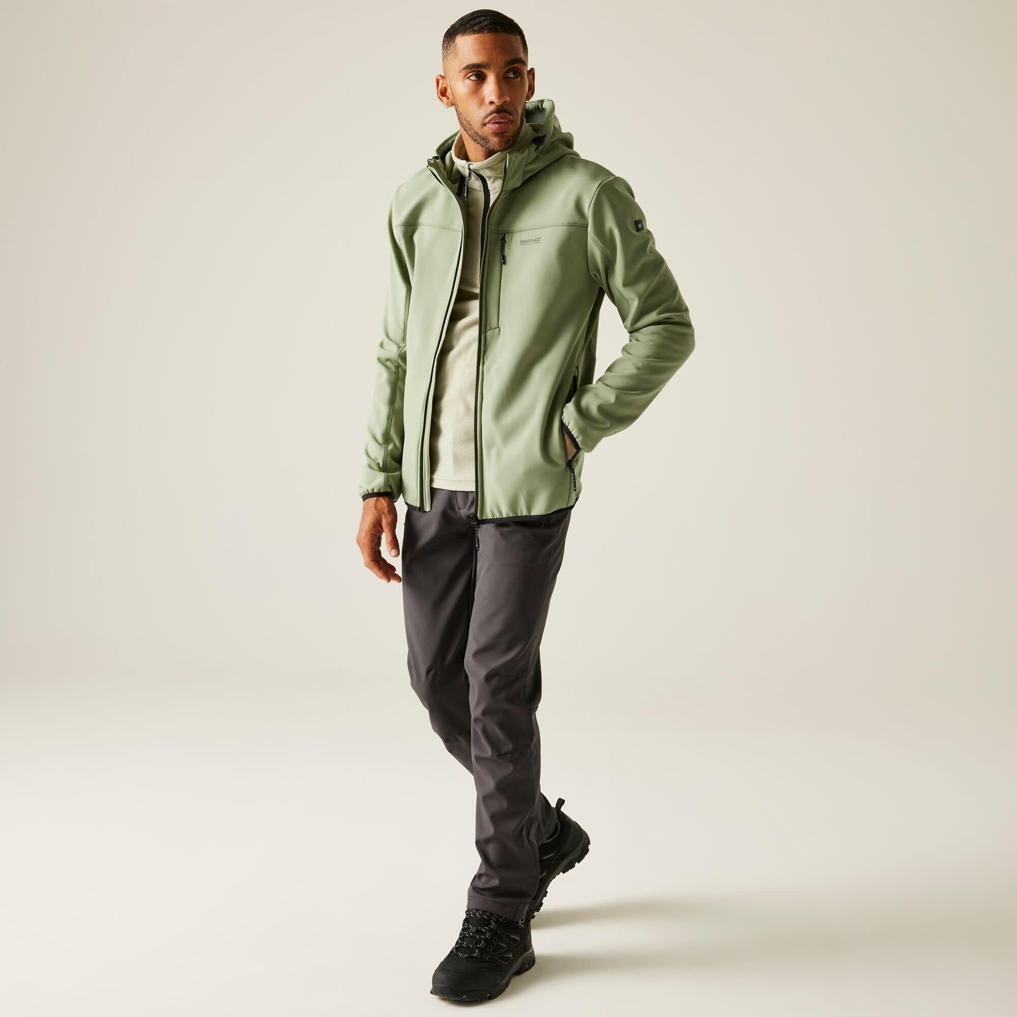 Softshell Jassen Heren - REGATTA Ossek M - Oil Green 6/7