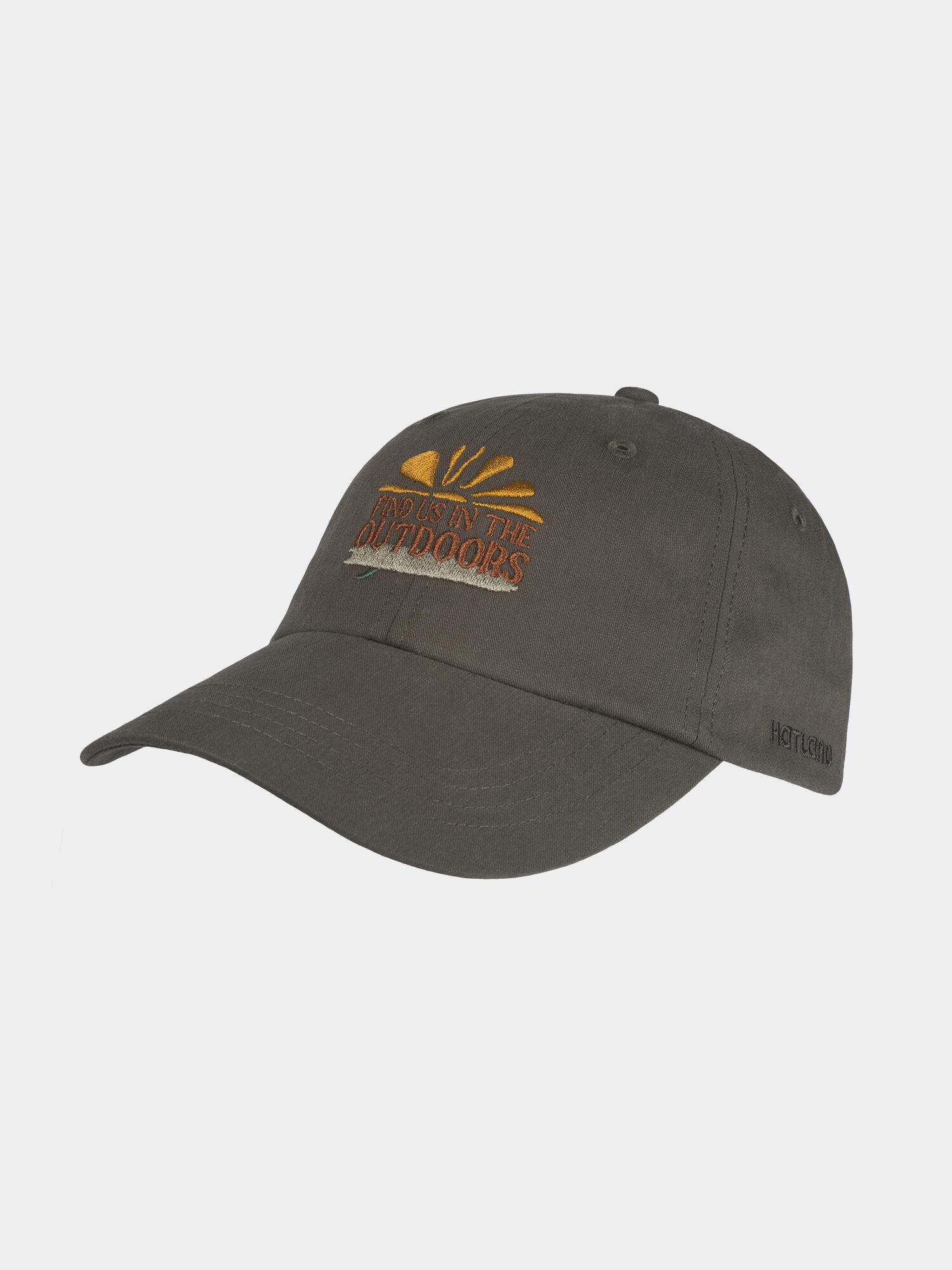 Deric - Katoenen baseball cap - Grijs 2/3