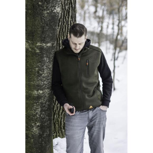 Wärmende ärmellose Fleecejacke Alpenheat AJ4 2/5