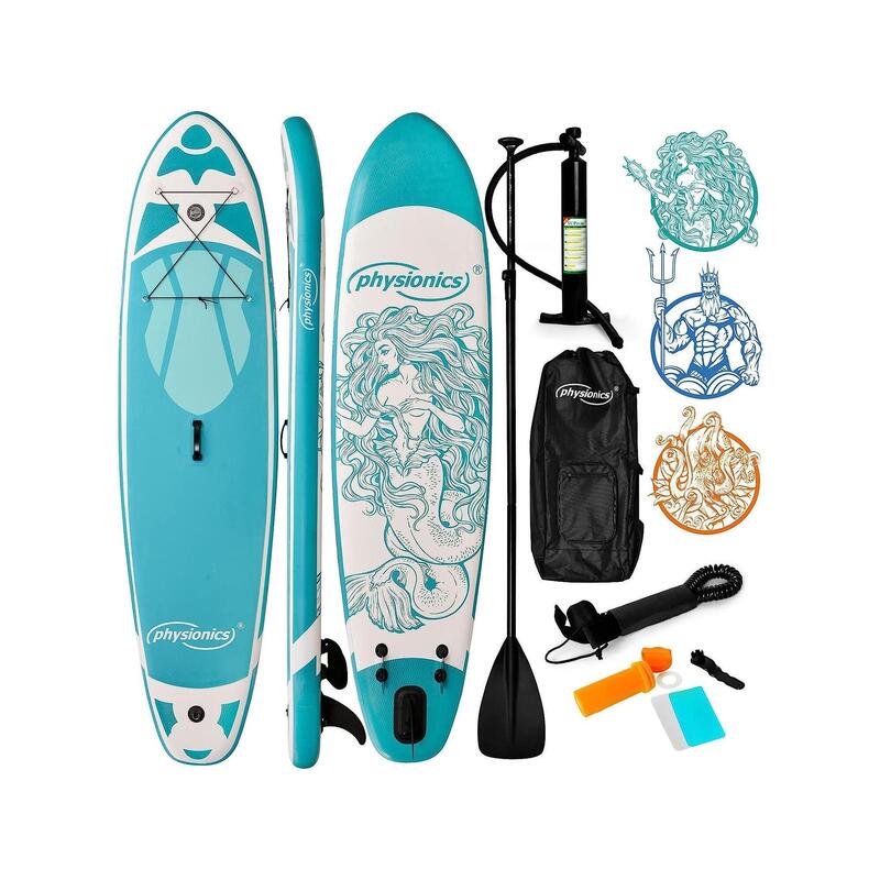 Placa de surf, Sup gobflabila, 305x76x12cm, verde menta