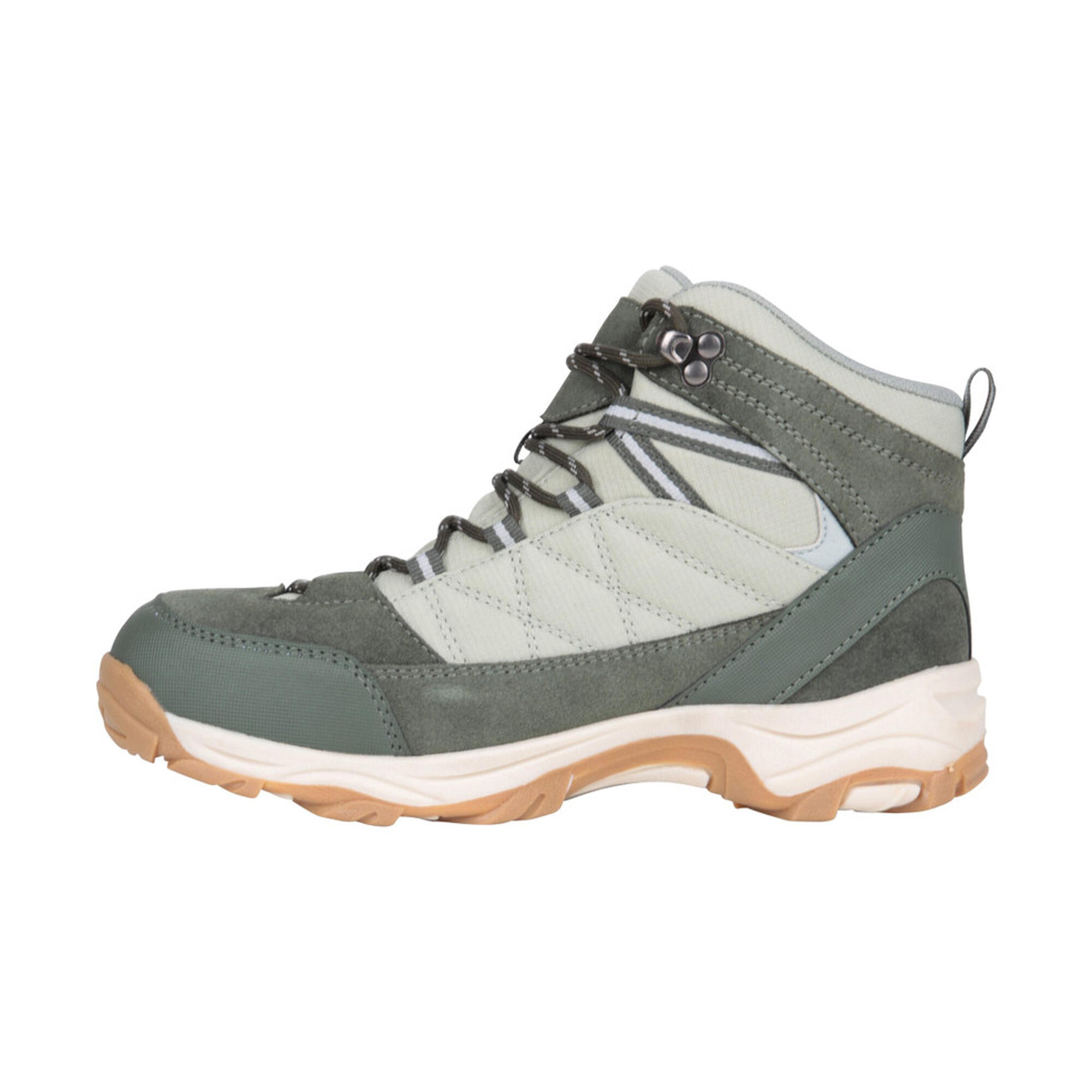 Wanderstiefel "Rapid", Wildleder Damen Helles Khaki 3/4