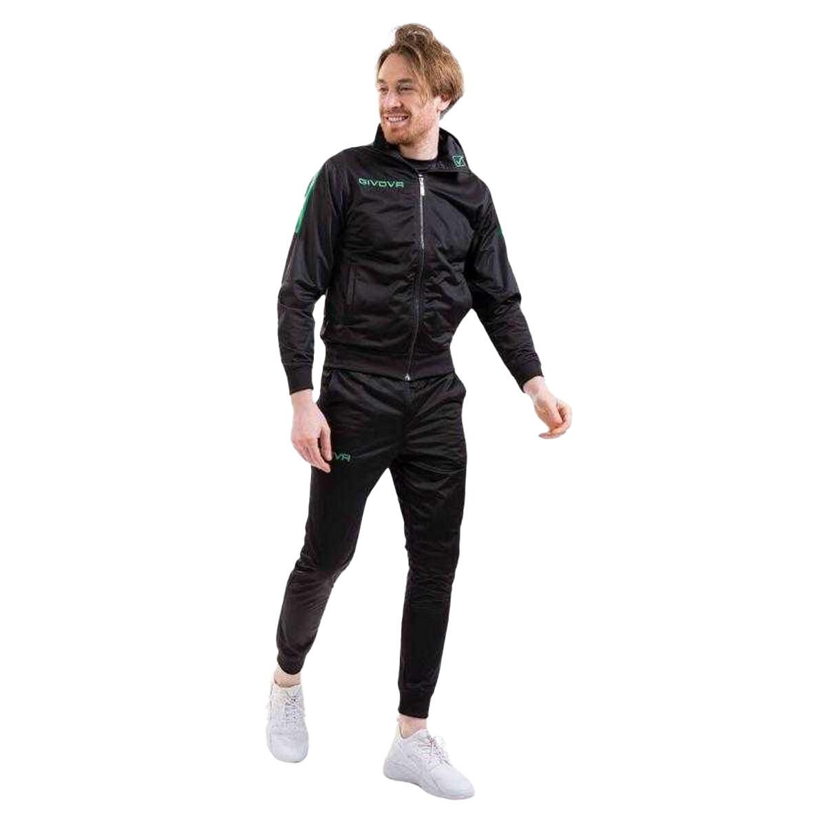 Ensemble De Survêtement TUTA REVOLUTION Homme (Vert / Noir) 4/4