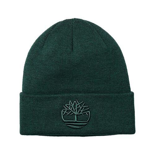 Gorro Verde Timberland Emboidery Beaine Green con Bordado en 3D Suave y Cálido 4/4