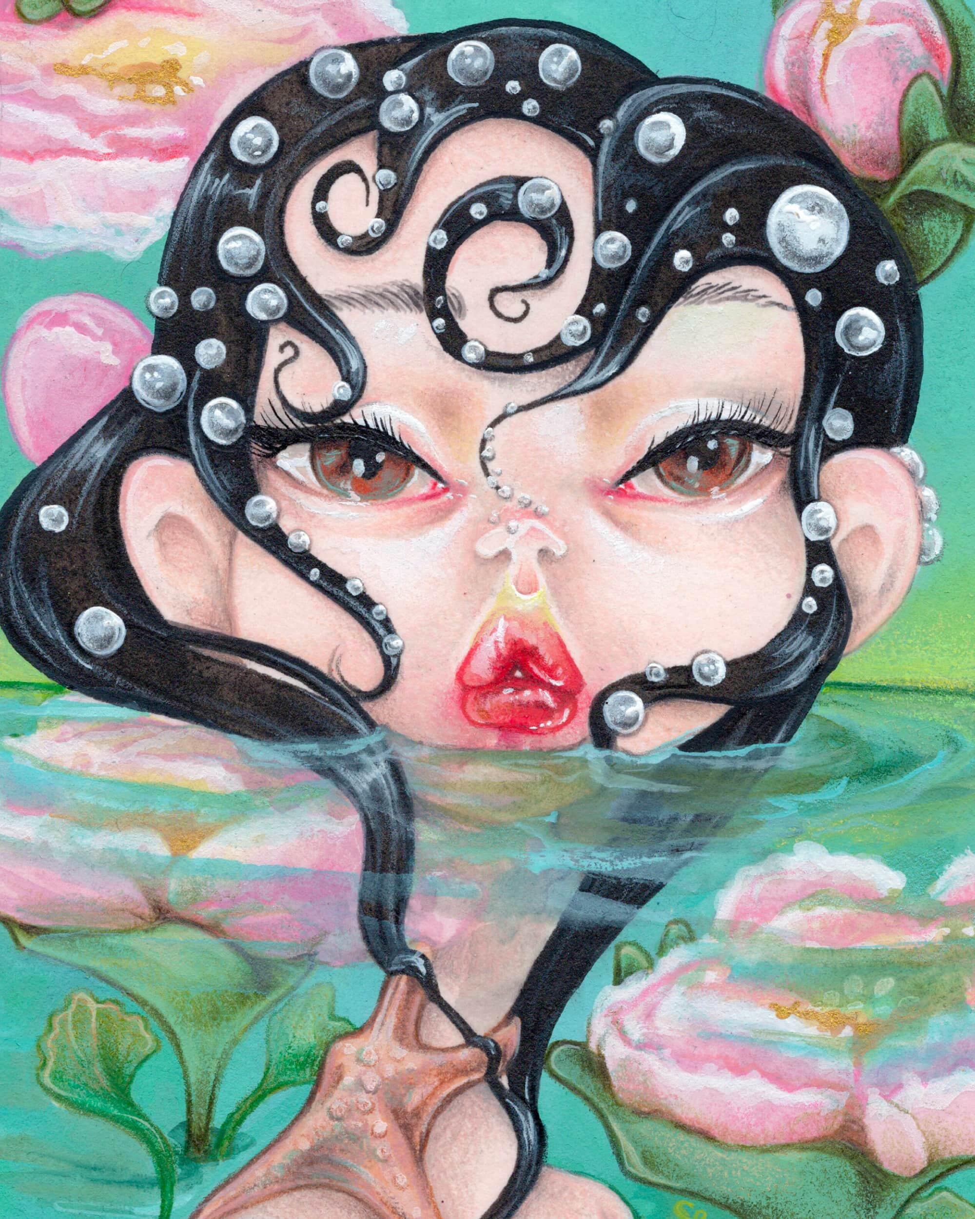 Impala Naiad Skateboard - Wen/Rose 4/4