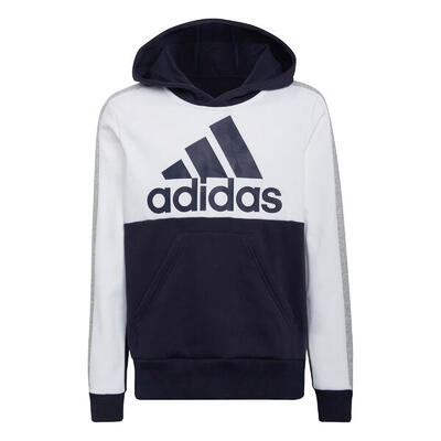 Adidas colorblock fleece-sweater voor kinderen