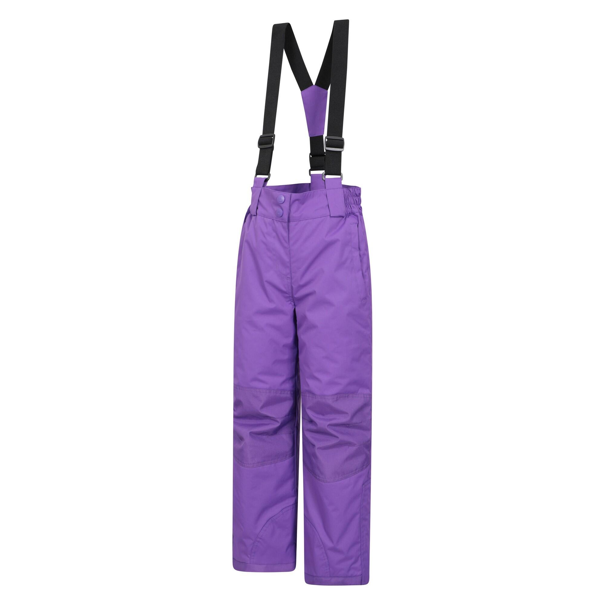 Pantalon De Ski À Bretelles Ajustables HONEY Enfant (Violet Clair) 4/4
