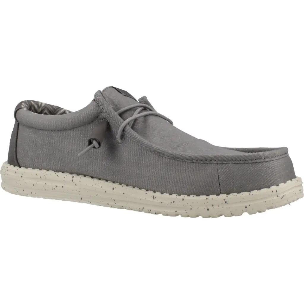 Sneaker für Herren Hey Dude Wally Stretch Canvas Grau. 5/7