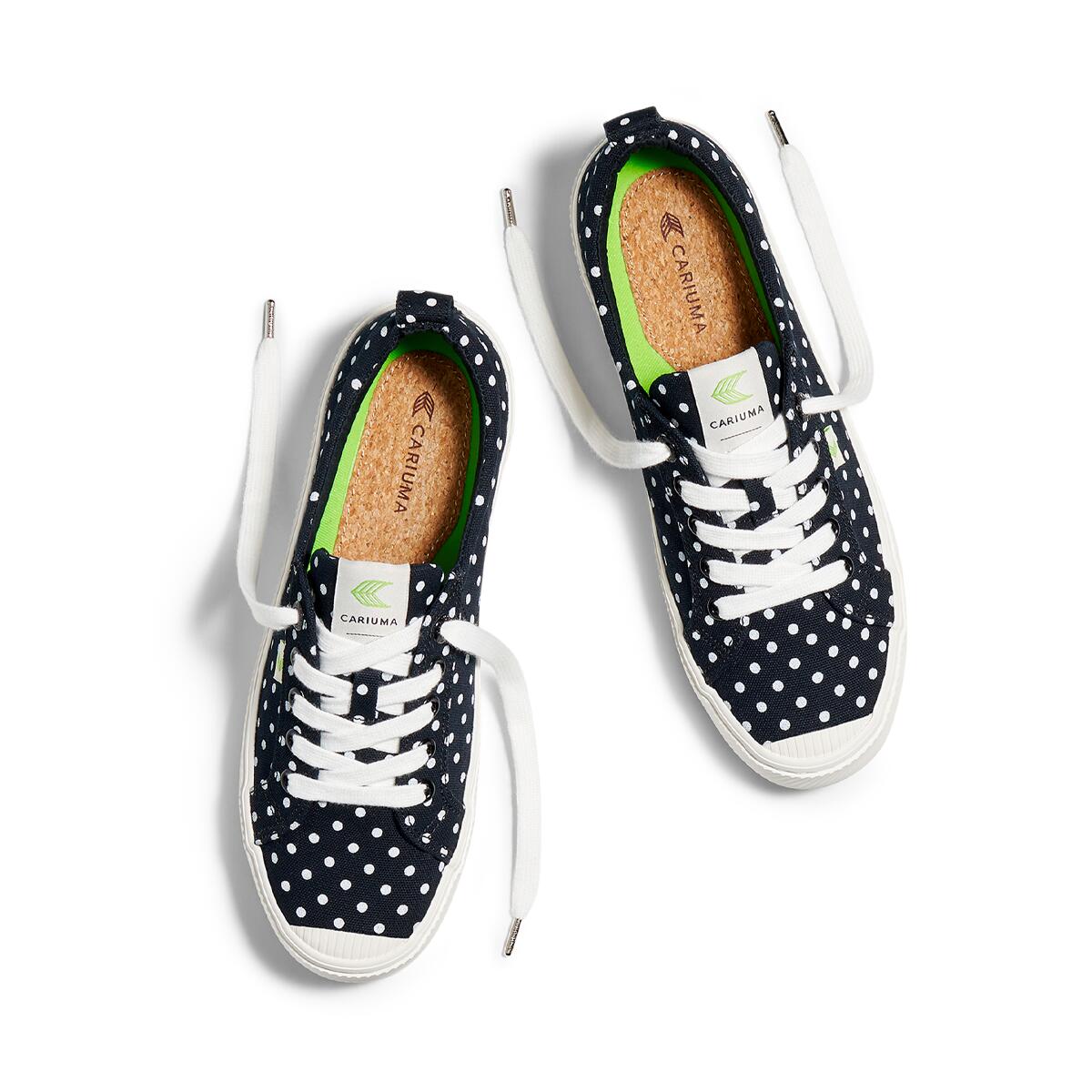 Tenisówki Cariuma OCA Low Polka Dot Black Canvas 6/7