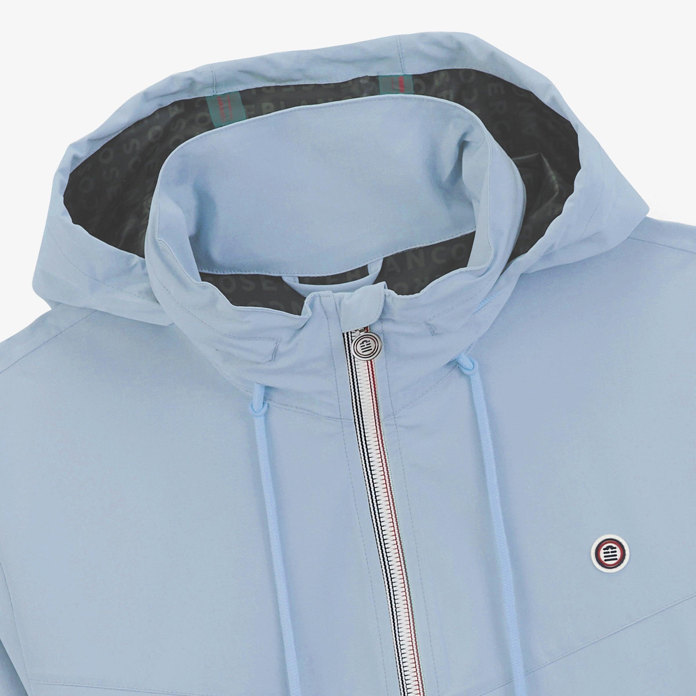 Parka Stormer impermeable azul cielo 4/4