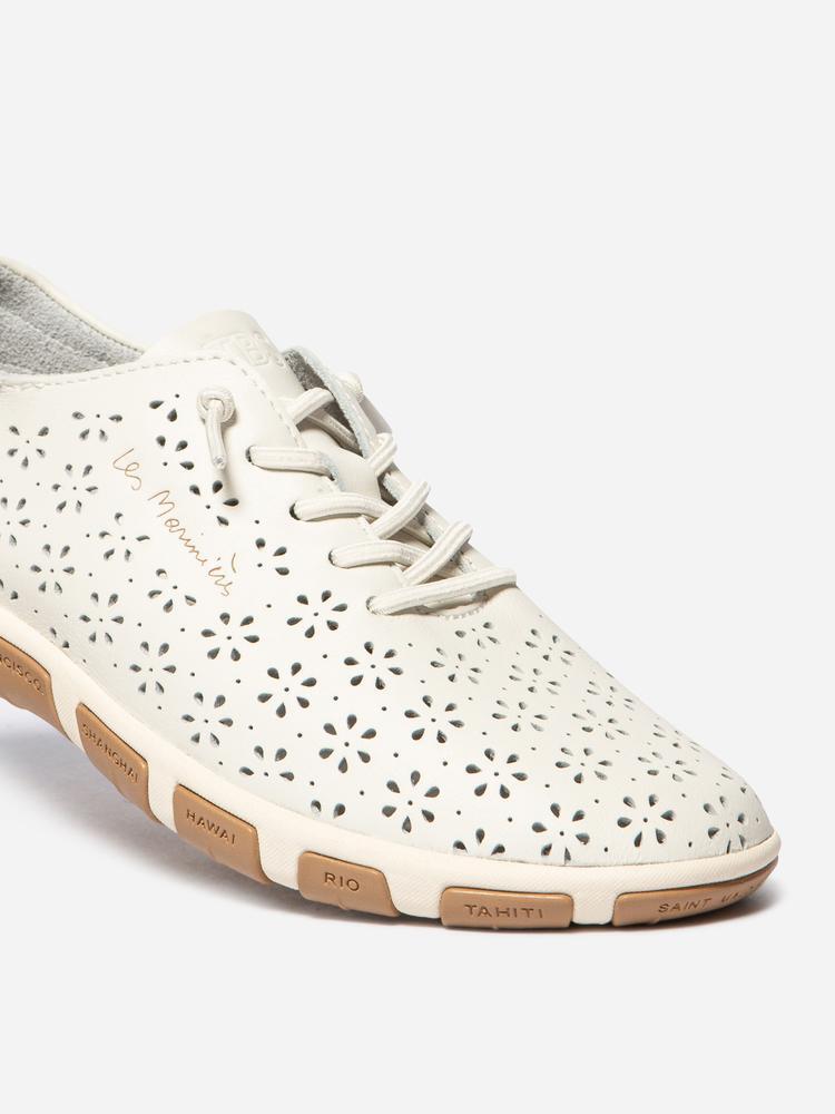 Baskets femme JAZFLOR Craie / Camel 2/5