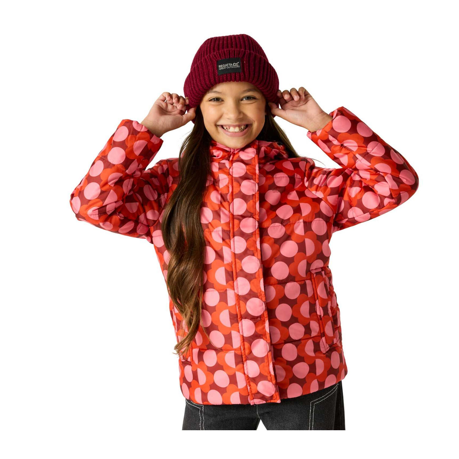 Veste Matelassée Motif/style Floral ORLA KIELY Fille (Rouge) 3/5