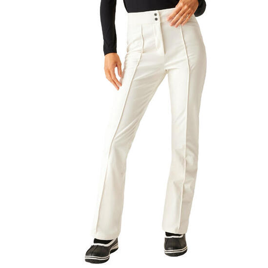 Pantalon De Ski Coupe Bootcut GLIDE Femme (Blanc)