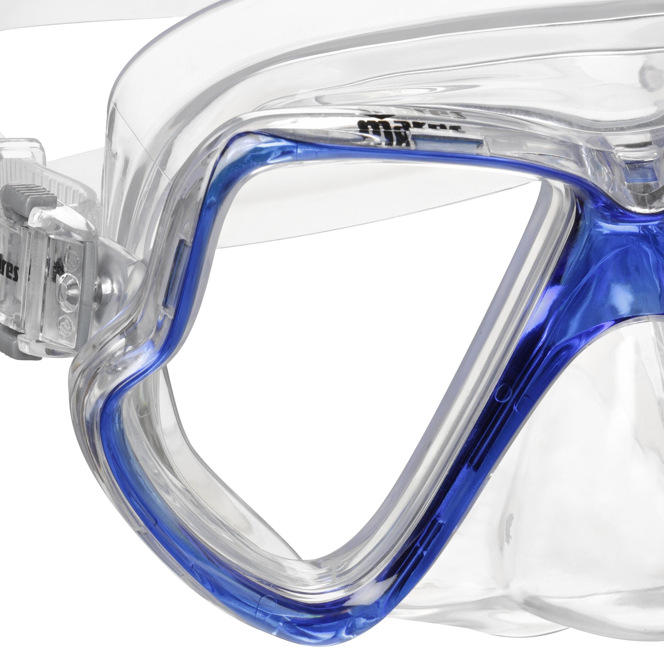 Combo Snorkeling Criança 8-14 anos Zephir Jr Máscara Siliter Tubo Semi-Seco 3/4