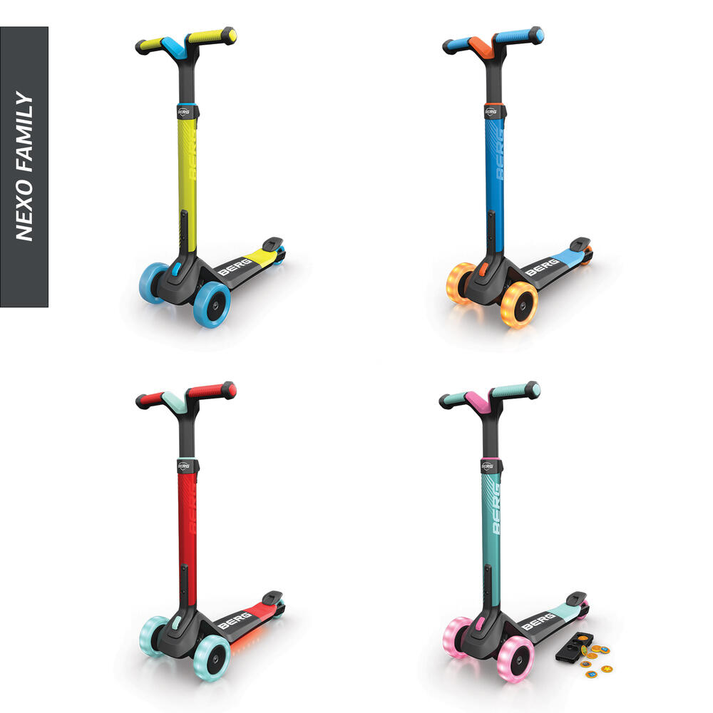 Trottinette pour Enfants, 2+ Ans, Pliable, LED, Nexo Menthe 2/7
