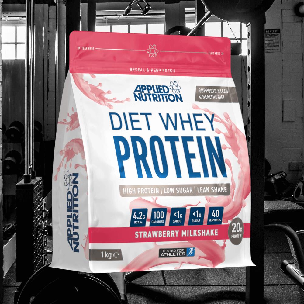 Applied Nutrition Diet Whey (1000g) Strawberry Milkshake - Protéines 2/3