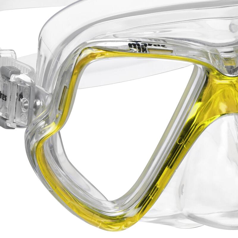 Set snorkeling Mares AQ - ZEPHIR, Galben