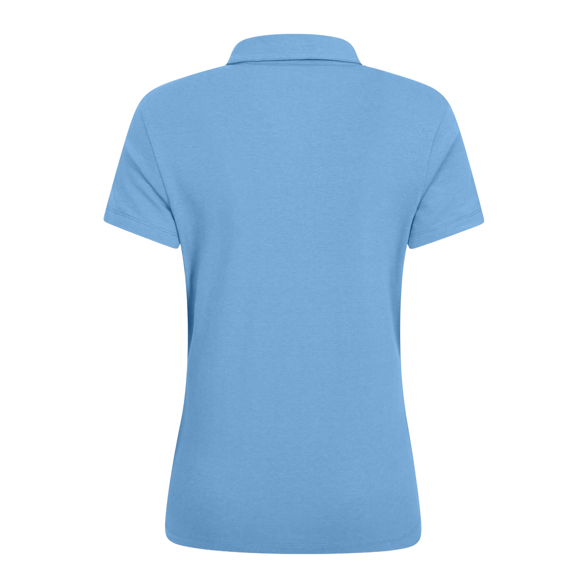 Womens/Ladies UV Protection Polo Shirt (Bright Blue) 2/4