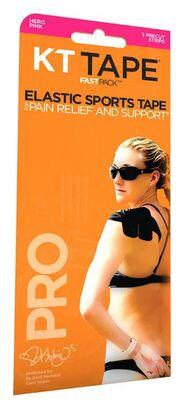 3 Bandes KT TAPE Pro Fast Pack Rose