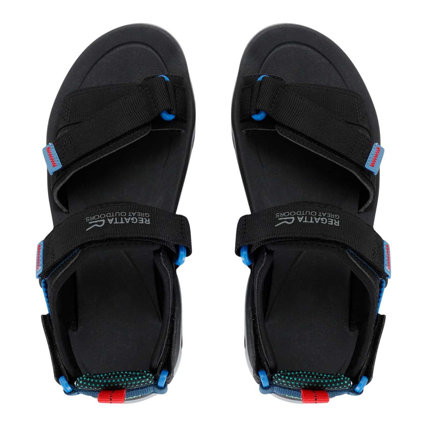 Sandalen "Blaze" Herren Schwarz/Kronenblau 4/5