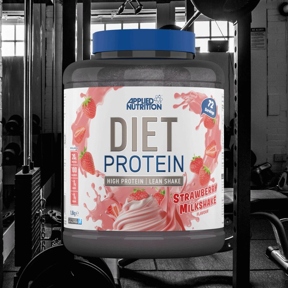 Applied Nutrition Diet Whey (1800g) Strawberry Milkshake - Eiwitten 2/3
