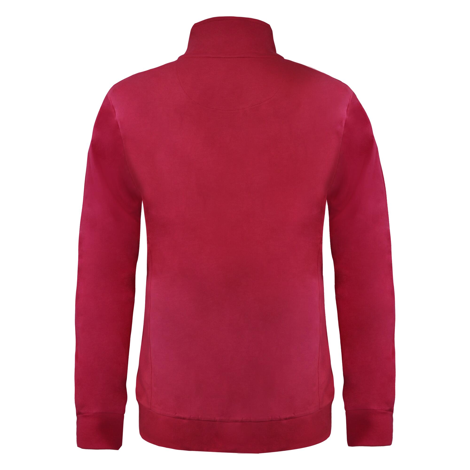 Femme Running Sweat à Capuche Mayte Carmin-Bleu 2/2