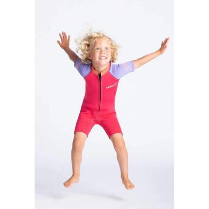 COMBINAISON NEOPRENE C-SKINS KID BABY SHORTI CORAL (Prix fin de série et destock