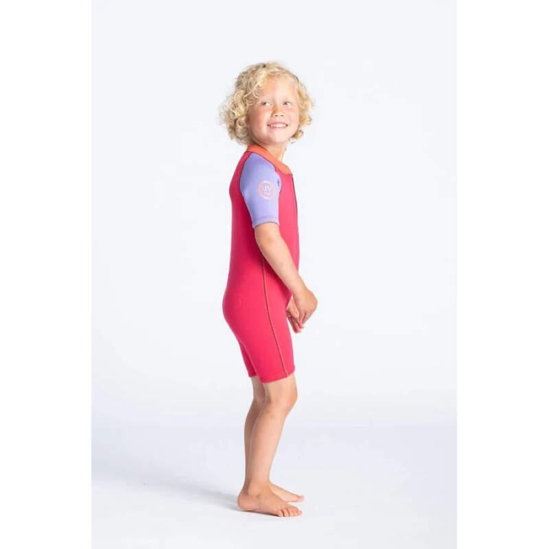 COMBINAISON NEOPRENE C-SKINS KID BABY SHORTI CORAL (Prix fin de série et destock 4/4
