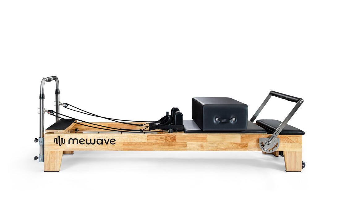 Mewave Pilates Reformer Wood 3/5