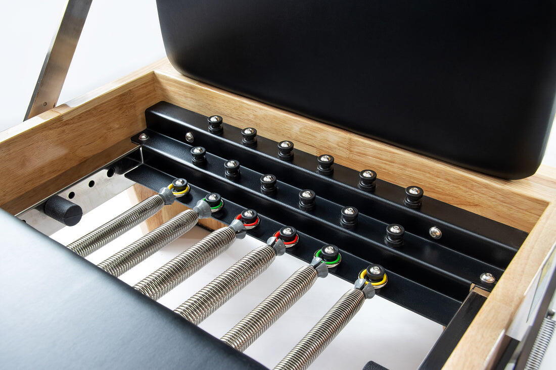 Mewave Pilates Reformer Wood 2/5