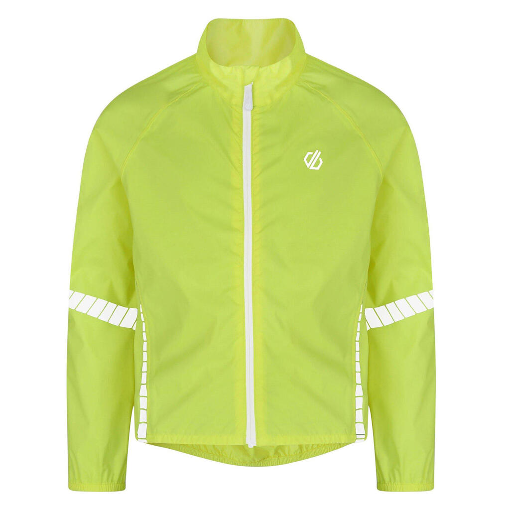 Childrens/Kids Cordial Reflective Cycling Shell Jacket (Fluro Yellow)