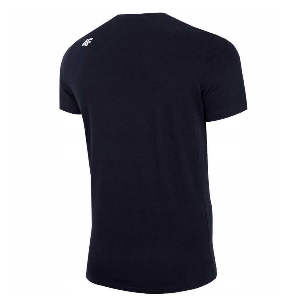 T-Shirt Homem H4Z22 Logo Regular (Azul Marinho) 3/3