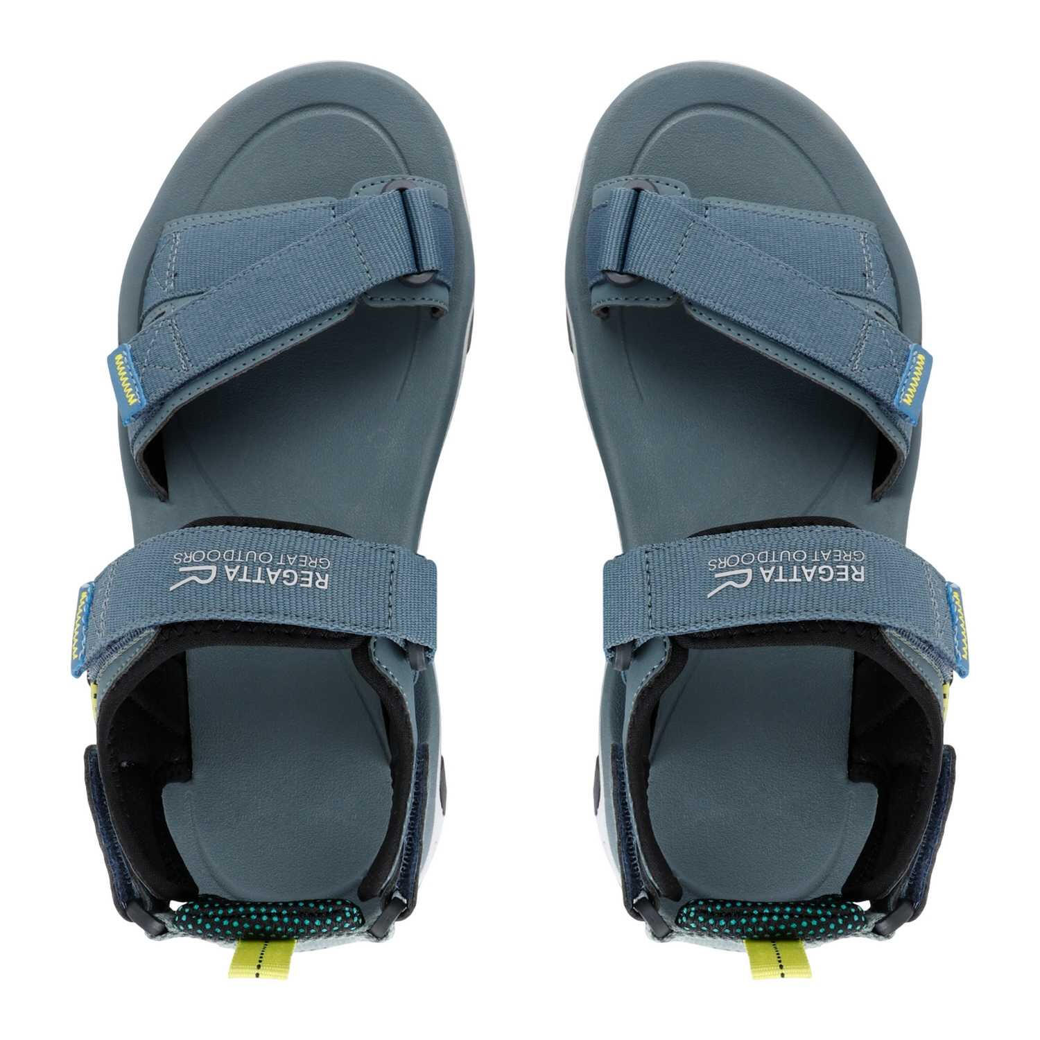 Sandales BLAZE Homme (Gris / Vert Citron) 4/5