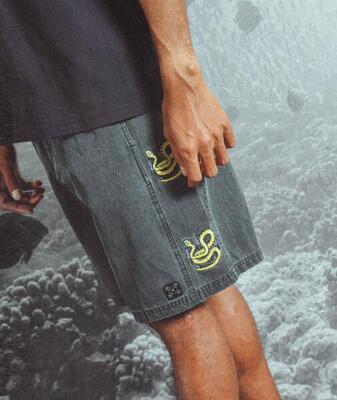SEASNAKE - Pantaloni Corti da Spiaggia Uomo