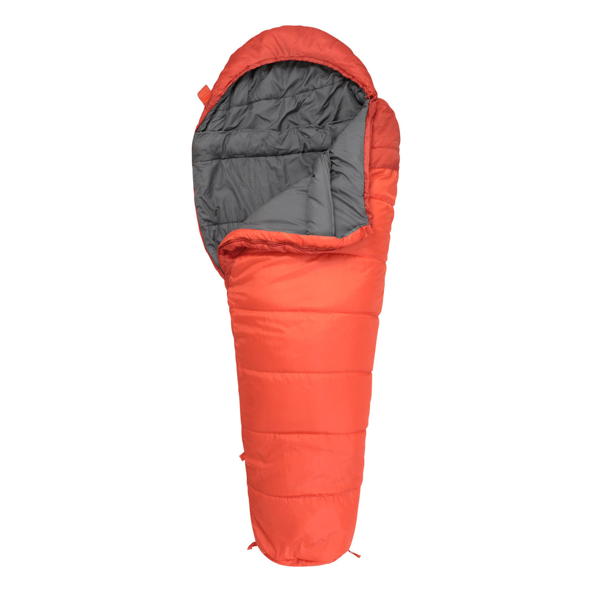Mumienschlafsack "Summit 250" Damen und Herren Dunkel Orange 2/4