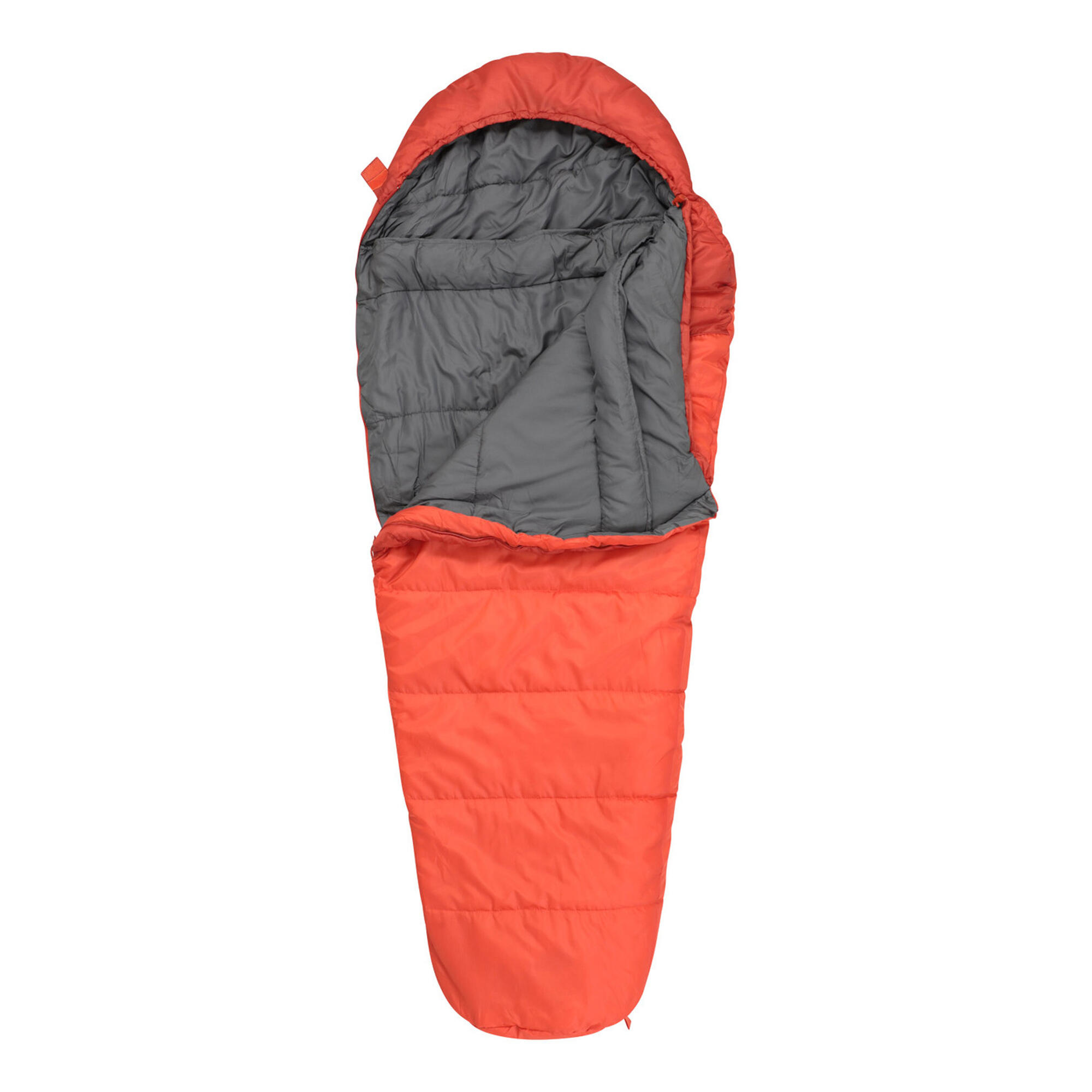 Mumienschlafsack "Summit 250" Damen und Herren Dunkel Orange 4/4
