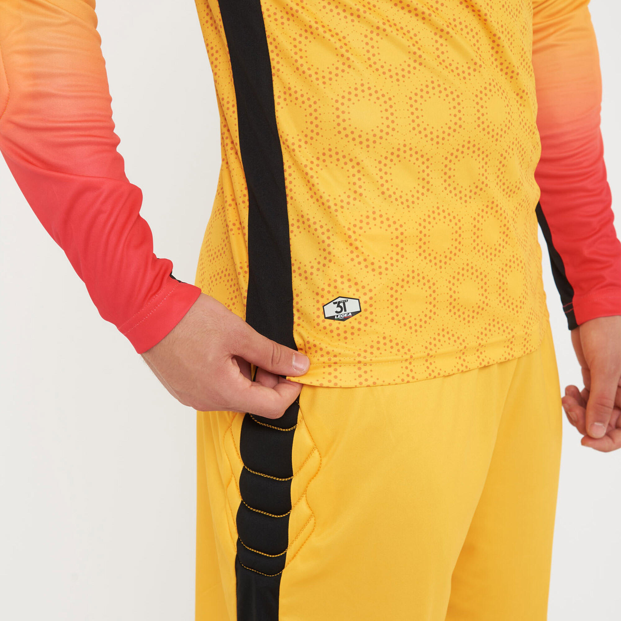 Doelman Voetbal Kit Ademend San Memes Geel 3/7