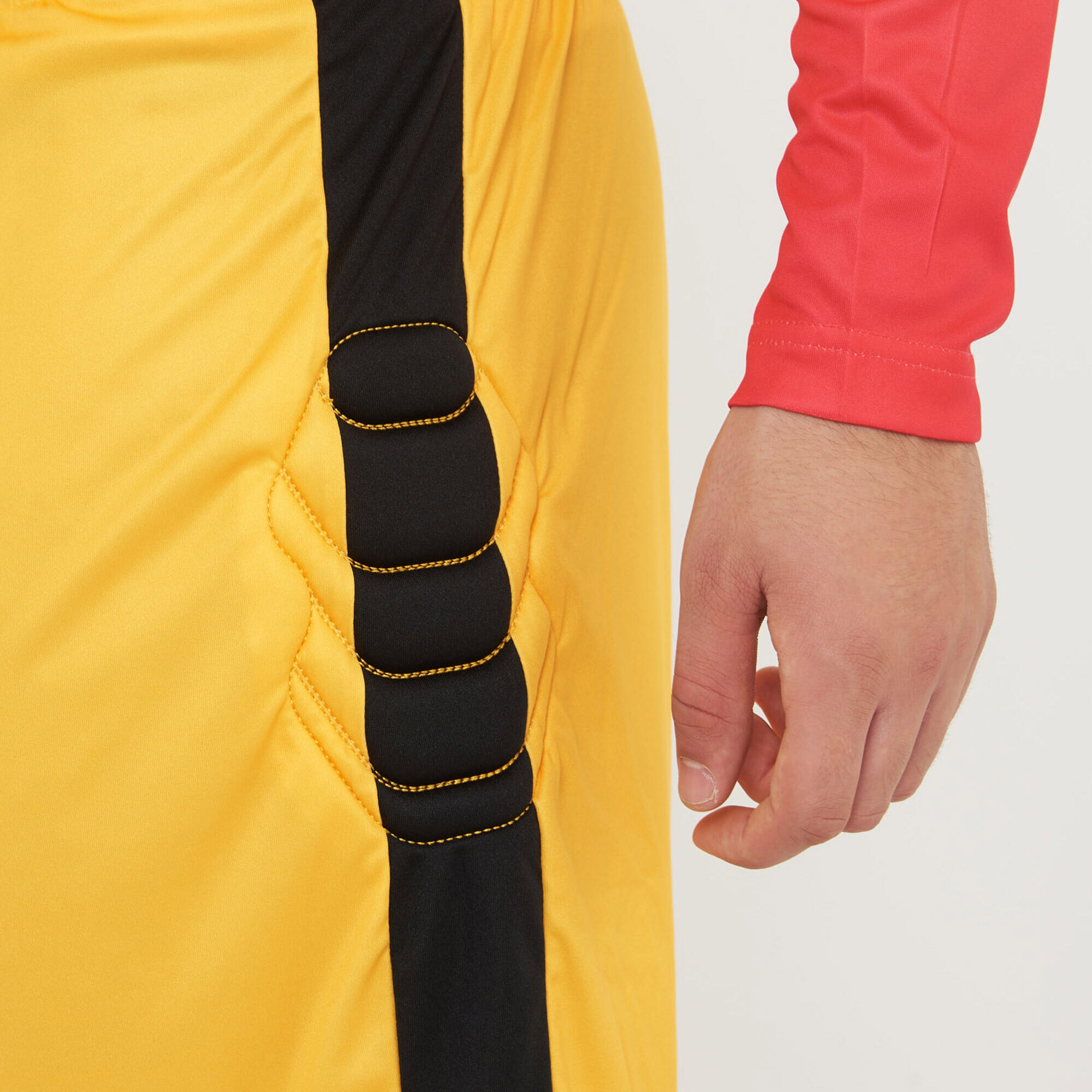 Doelman Voetbal Kit Ademend San Memes Geel 6/7