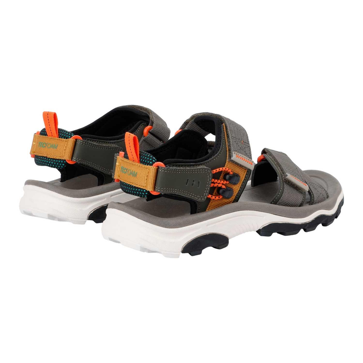 Sandalen "Blaze" Herren Grün/Leuchtend Orange 2/5