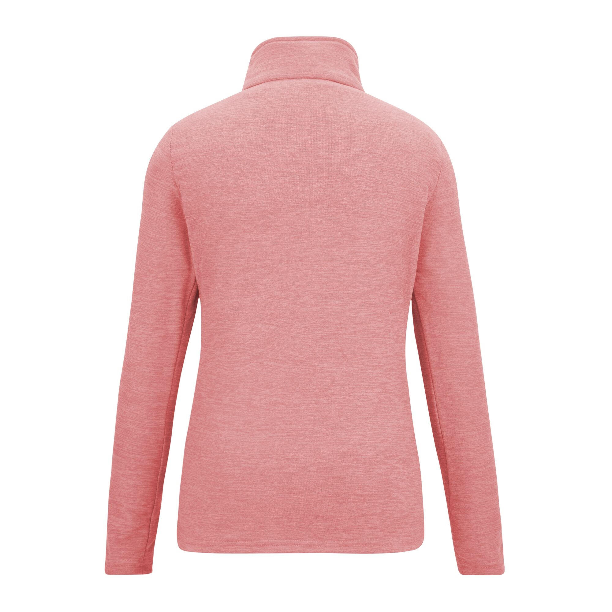 "Sweetheart" FleeceOberteil für , mit kurzem Reißverschluss Damen Pfirsichrosa 2/5