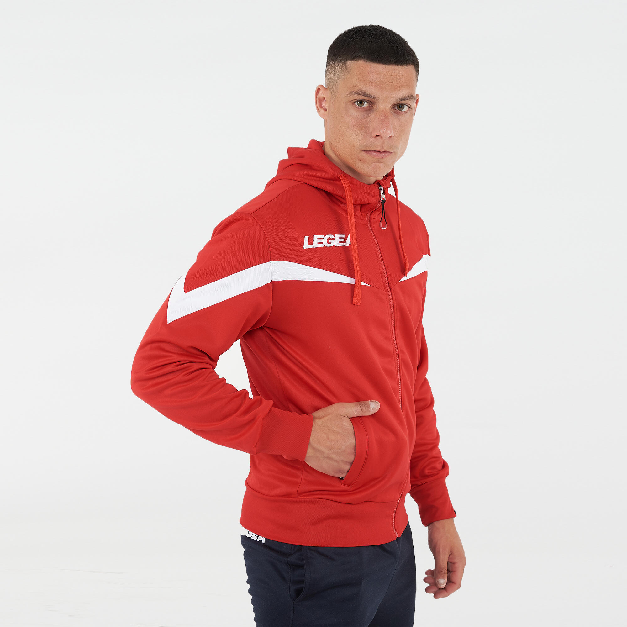 Veste d'échauffement Femme Running Turchia Rouge-Blanc 6/7