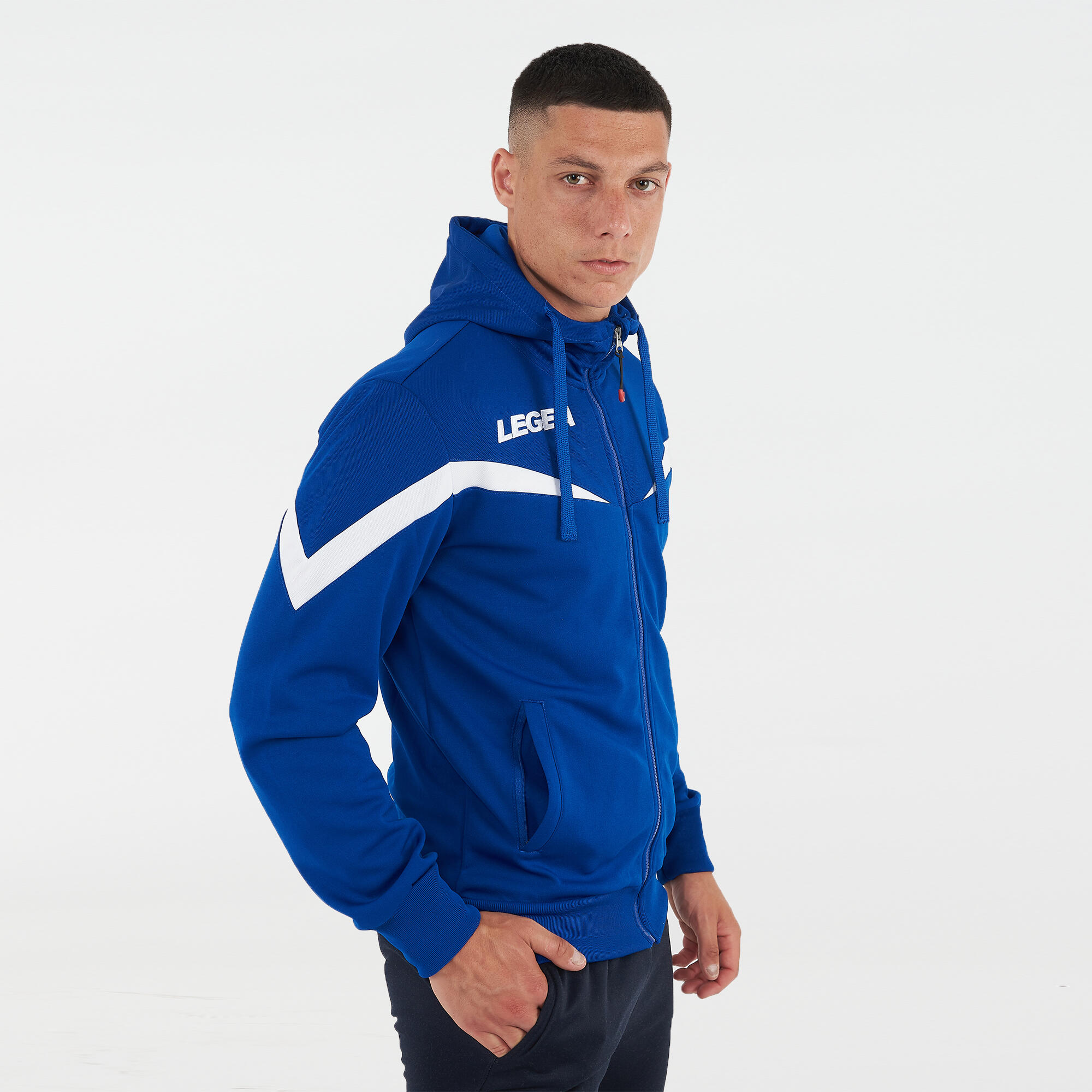 Veste d'échauffement Turquie bleu-blanc 6/7