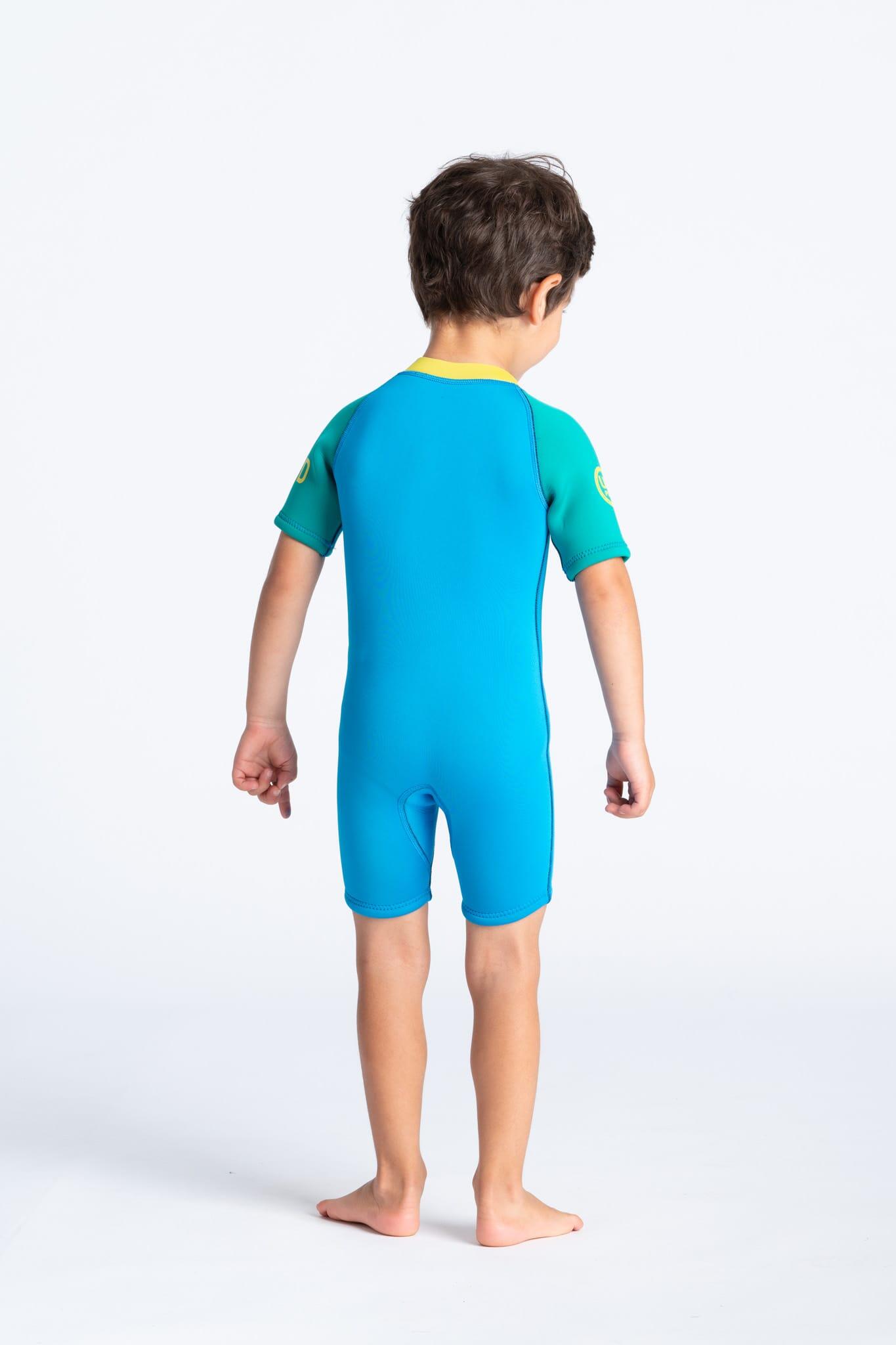 COMBINAISON NEOPRENE C-SKINS KID BABY SHORTI CYAN (Prix fin de série et destocka 3/7